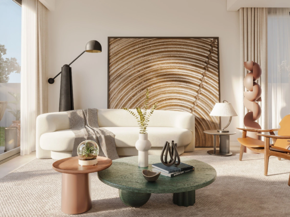 Emaar South - Fairway Villas 2 - Living Room Interiors