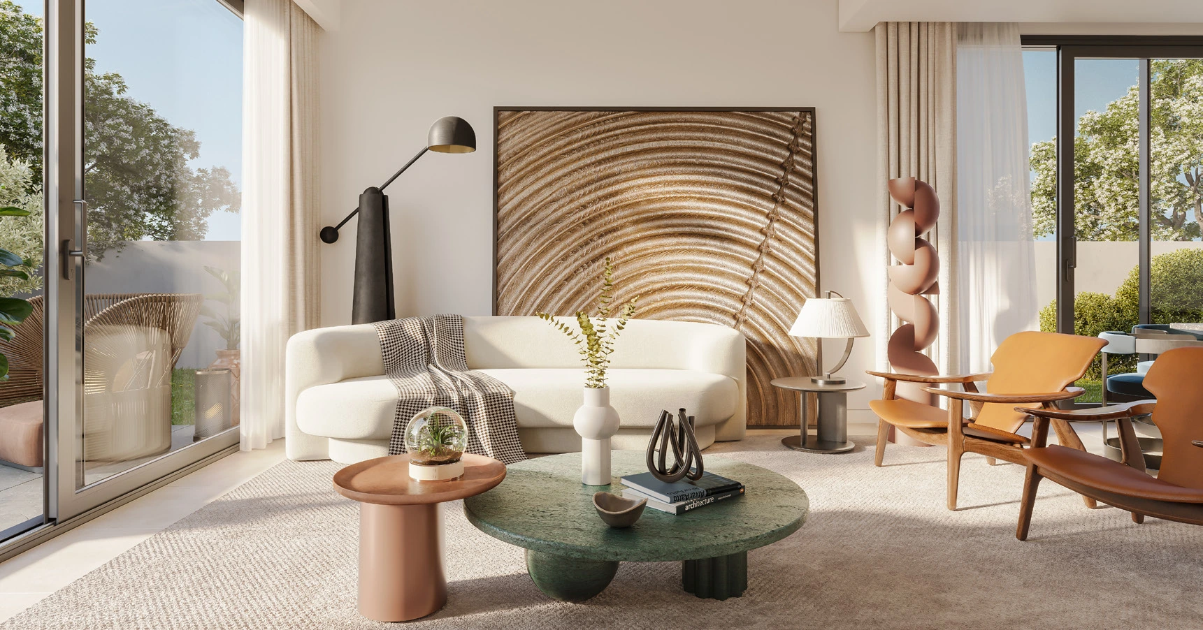 Emaar South - Fairway Villas 2 - Living Room Interiors