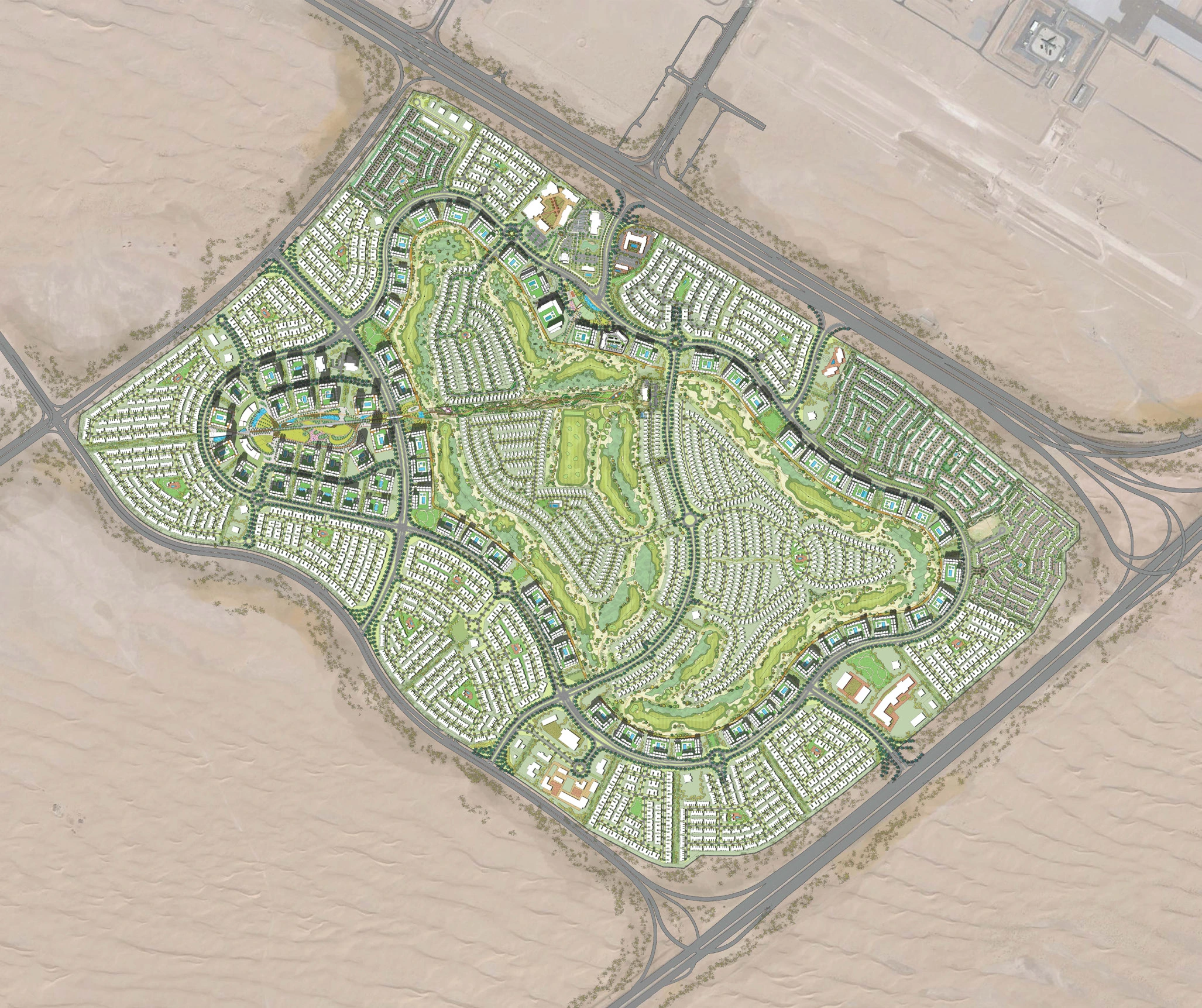 Emaar South - Fairway Villas 2 - Master plan