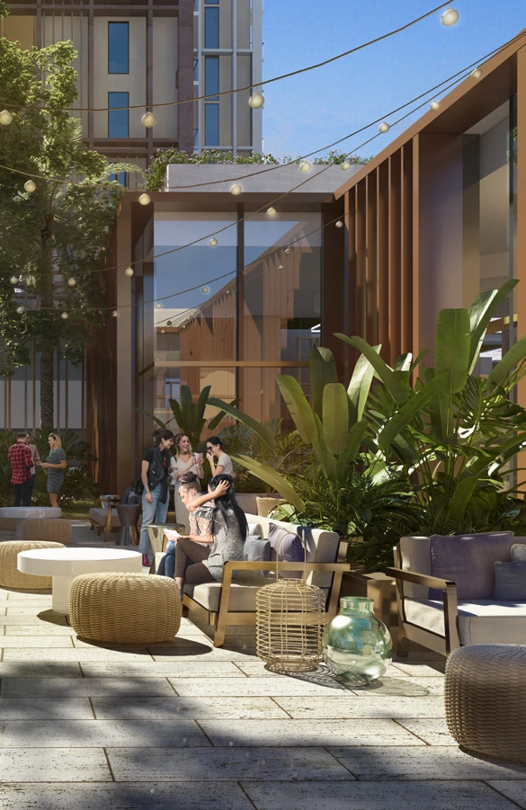 Emaar South - Fairway Villas 2 - Outdoor Sitting Area