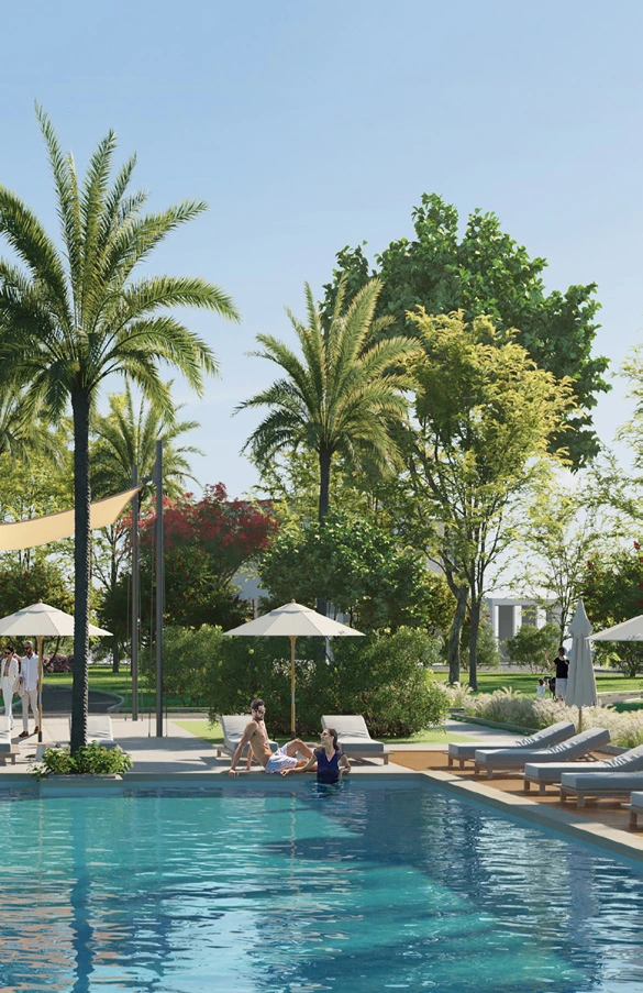 Emaar South - Fairway Villas 2 - Swimming Pool Side