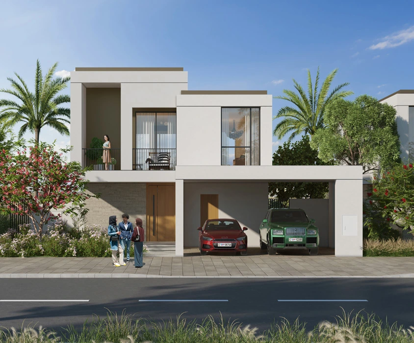 Emaar South - Fairway Villas 2 - Villa Rendering Front