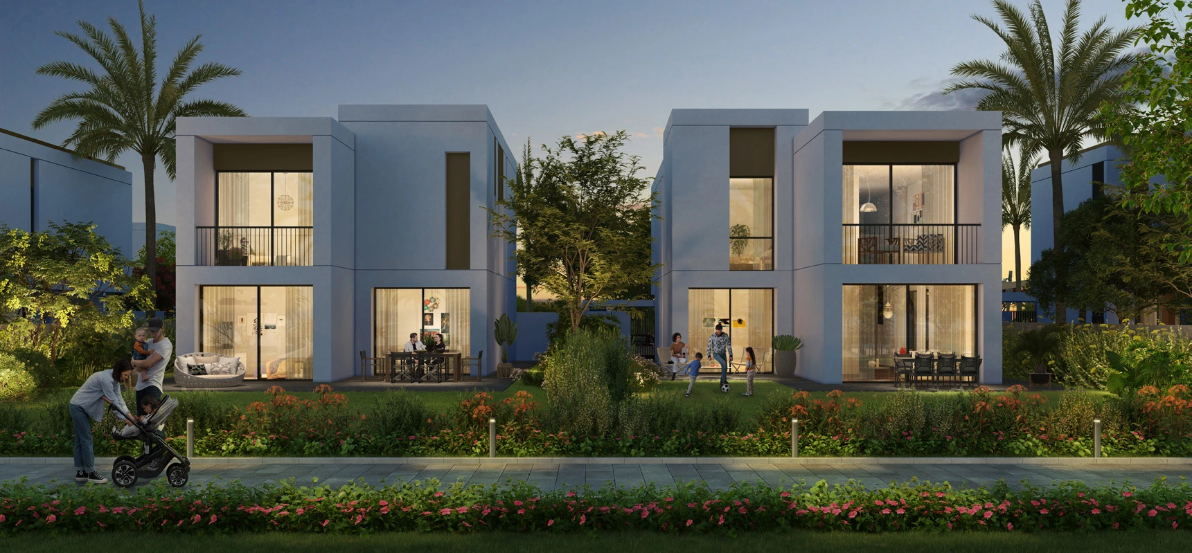 Emaar South - Fairway Villas 2 - Villas Overlooking Walkways
