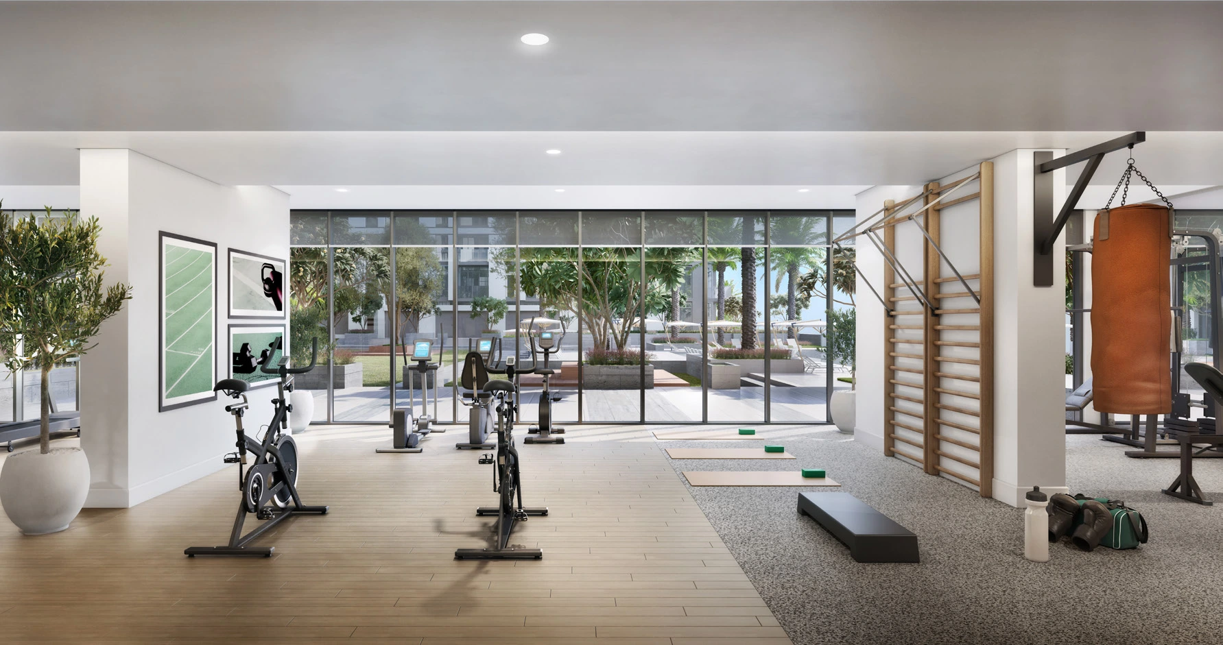 Elvira Building - Dubai Hills Estate - Equipped Gymnasium