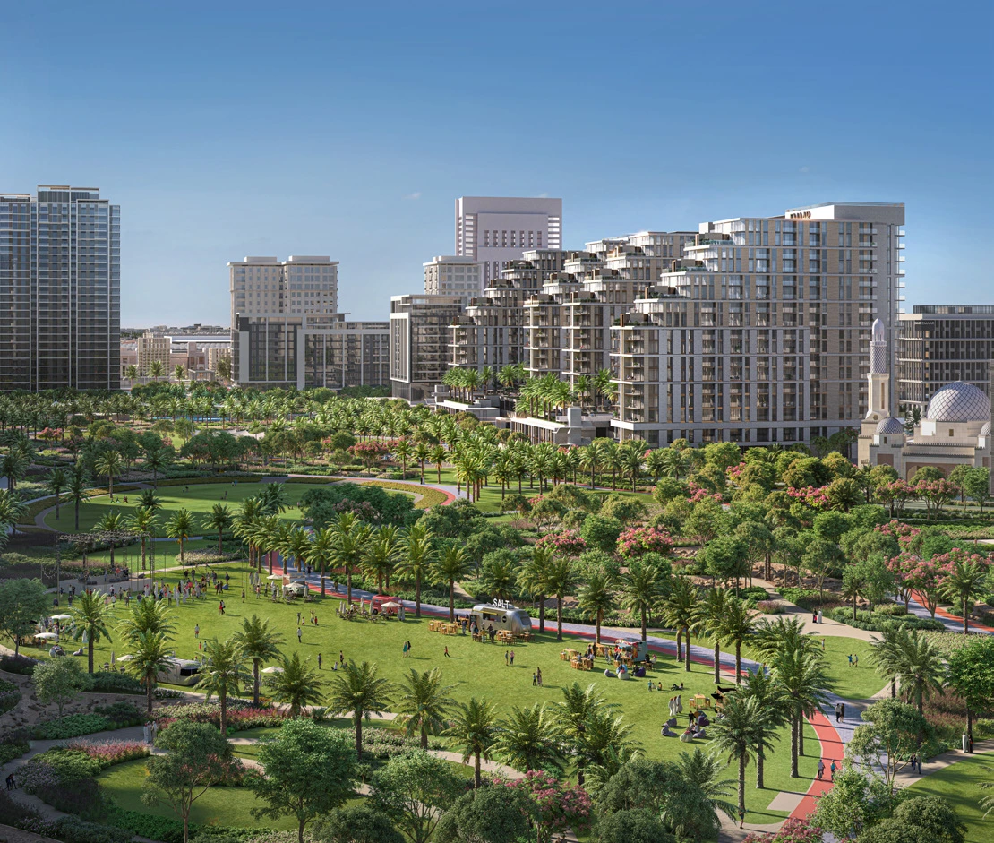 Elvira Building - Dubai Hills Estate - Large Park & Buildings