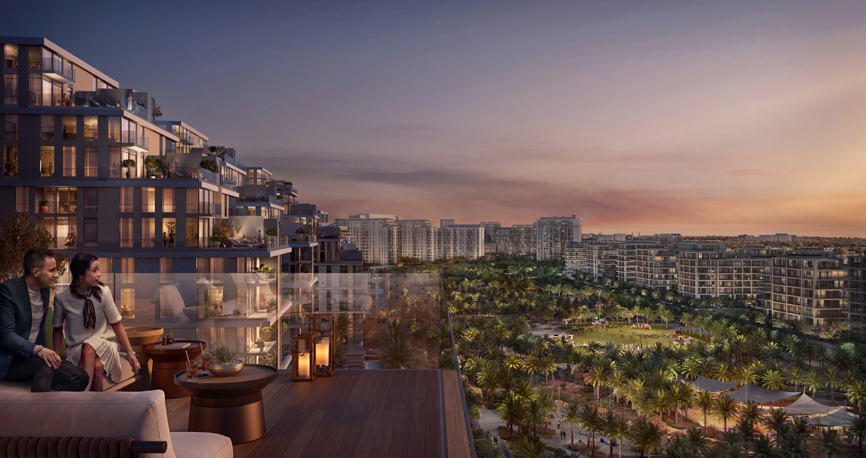 Elvira Building - Dubai Hills Estate - Large Terrace
