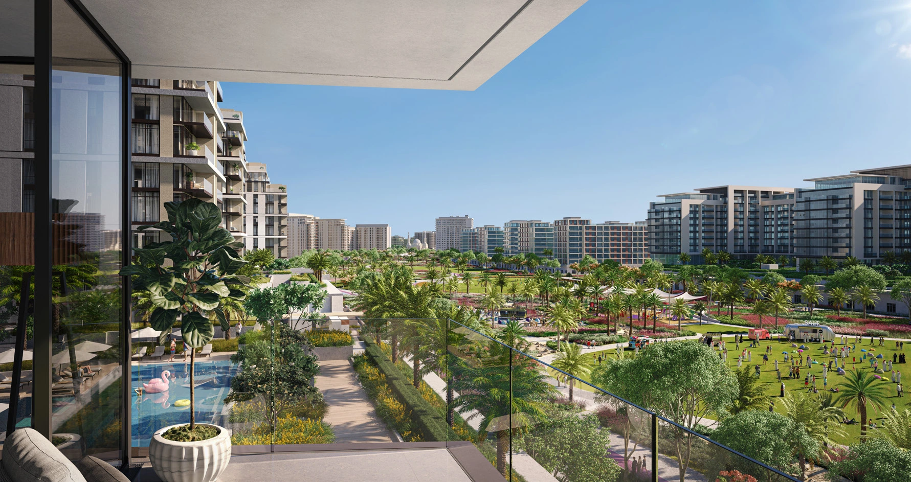 Elvira Building - Dubai Hills Estate - Views from a Balcony