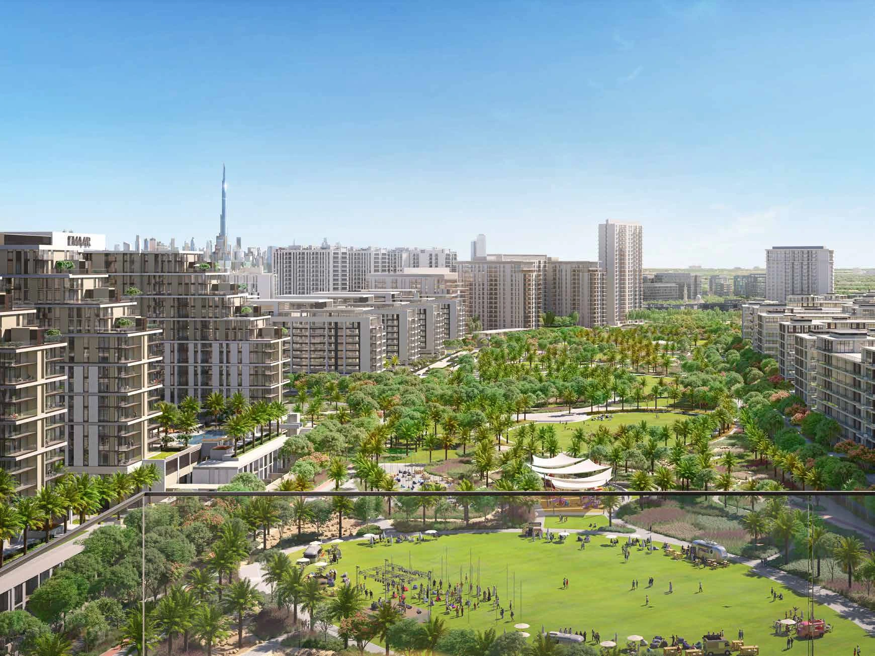 Golf Grand - Dubai Hills Estate - Bird Eye View