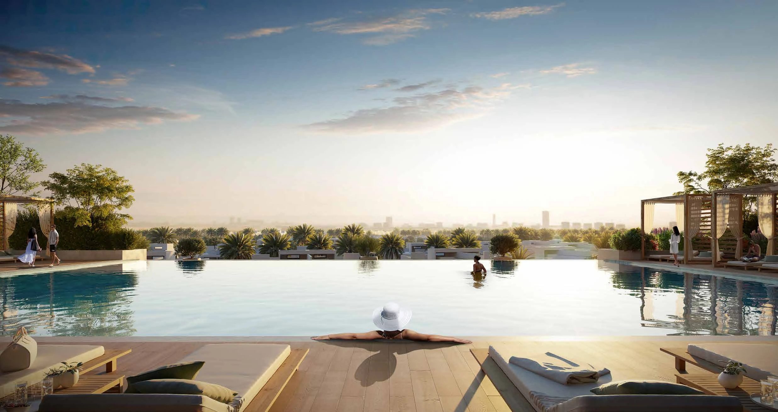 Golf Grand - Dubai Hills Estate - Swimming Pool View