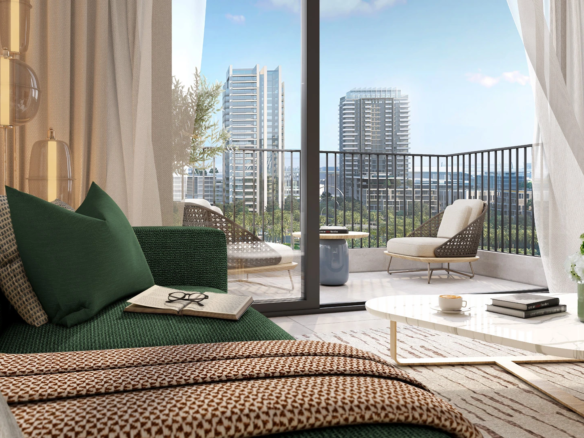 PARK HORIZON BUILDING - Dubai Hills Estate - View from the Living Room