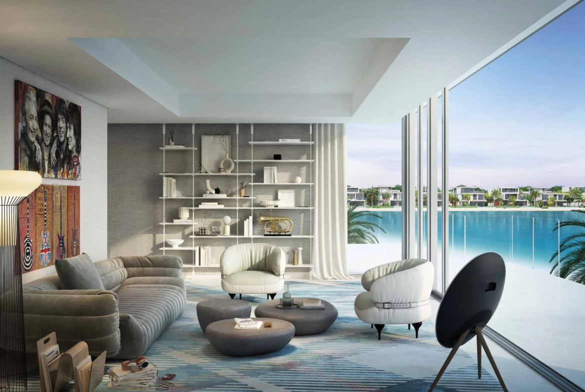 Palm Jebel Ali Beach Villas Acquamarina - Living Area