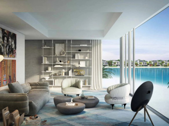 Palm Jebel Ali Beach Villas Acquamarina - Living Area