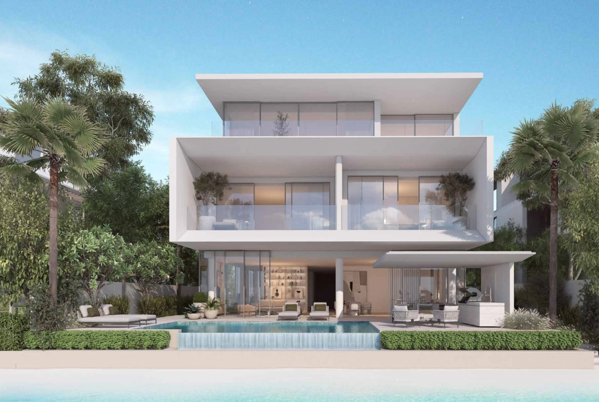 Palm Jebel Ali Beach Villas AzureBlue - Back Sea Side