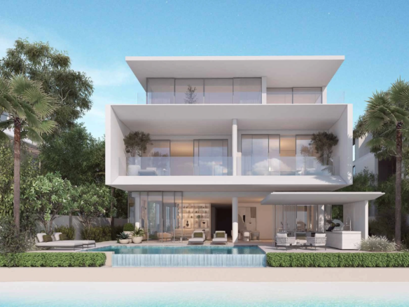 Palm Jebel Ali Beach Villas AzureBlue - Back Sea Side