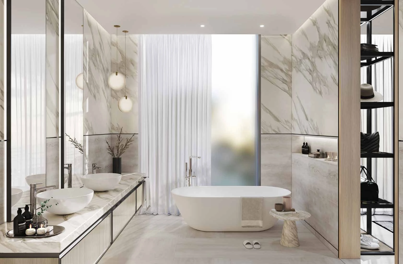 Palm Jebel Ali Beach Villas AzureBlue-Bathroom