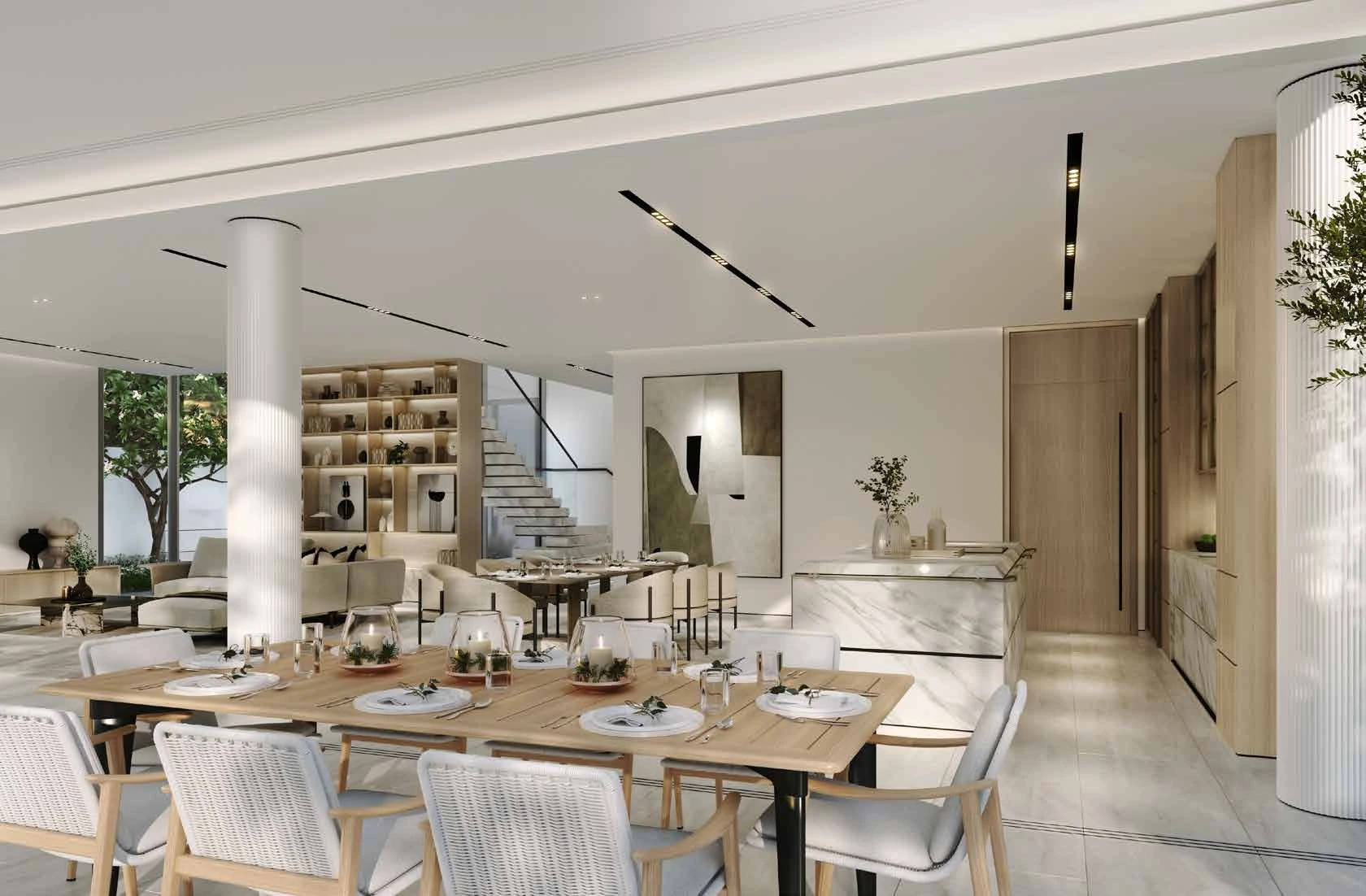 Palm Jebel Ali Beach Villas AzureBlue – Dining Room